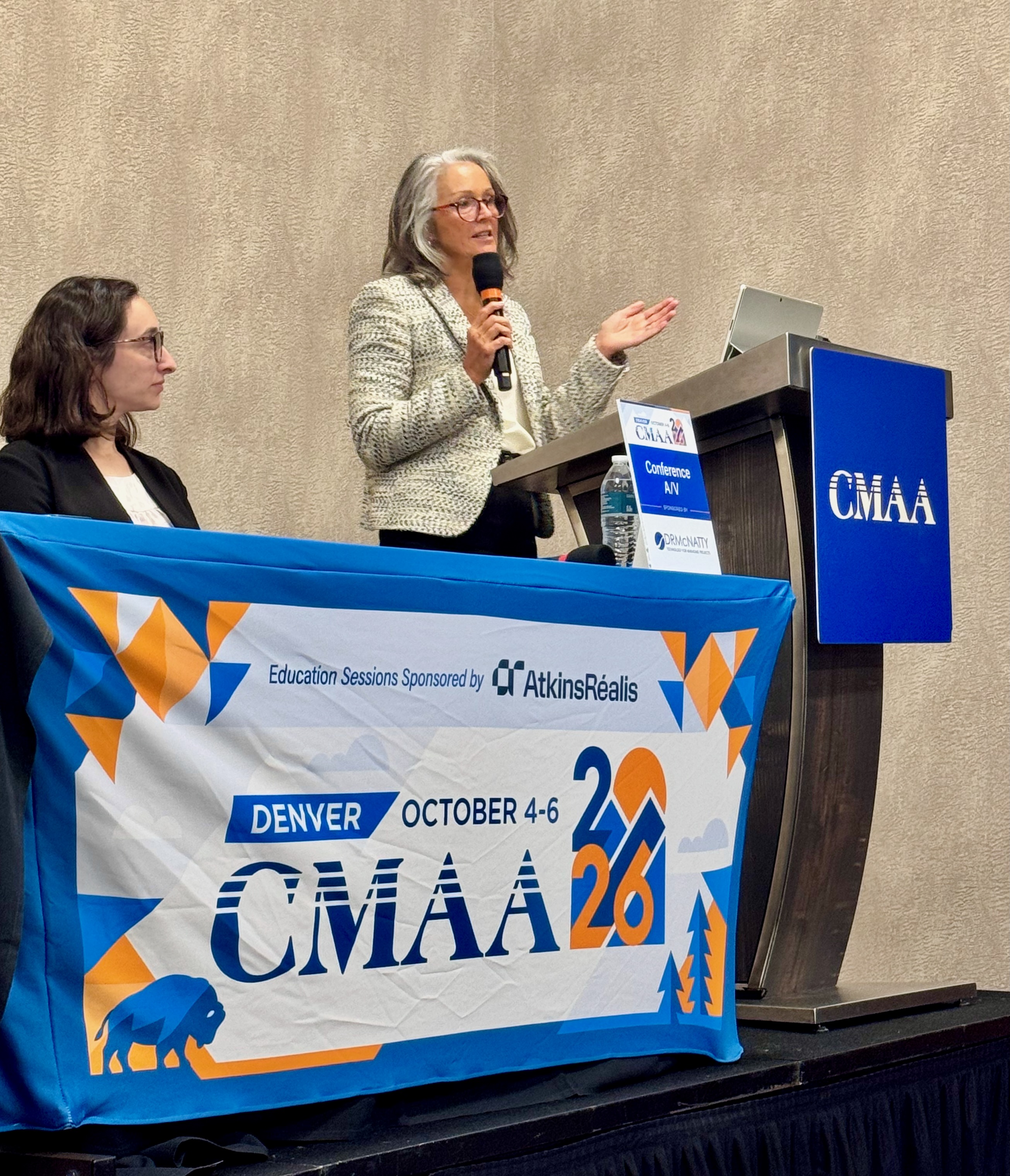 Karyn deLeon and Rachel Fleming at CMAA 2026