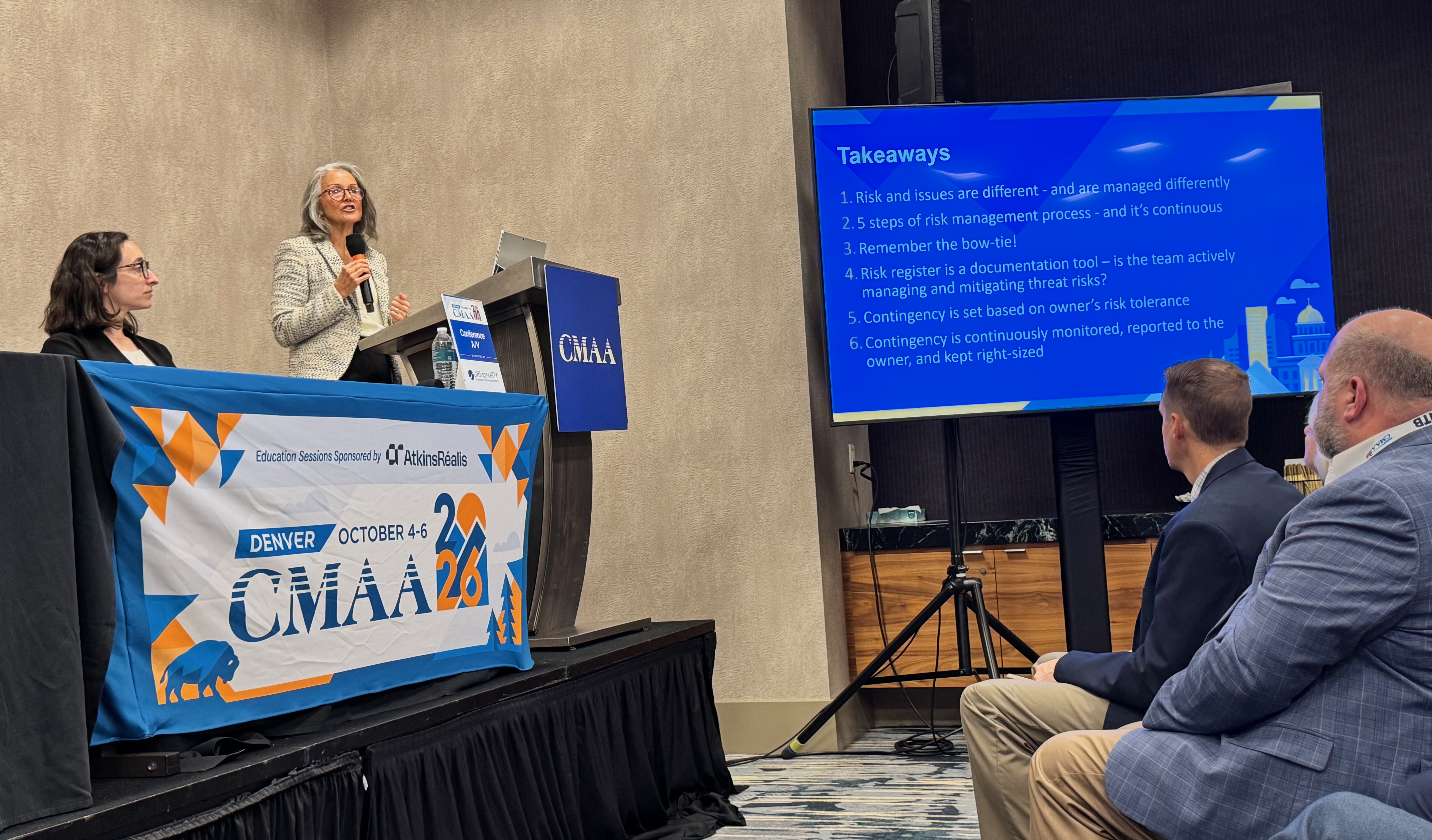 Karyn deLeon and Rachel Fleming at CMAA 2026